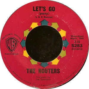 The Routers- Let's Go (Pony) / Mashy- VG 7" Single 45RPM- 1962 Warner Bros. Records USA- Rock/Pop - Shuga Records