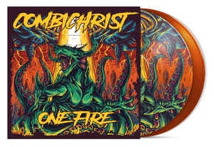 Combichrist ‎– One Fire - New 2 Lp Record 2019 Europe Import Earthling Edition Orange & Picture Disc Vinyl - Rock / Industrial / EBM