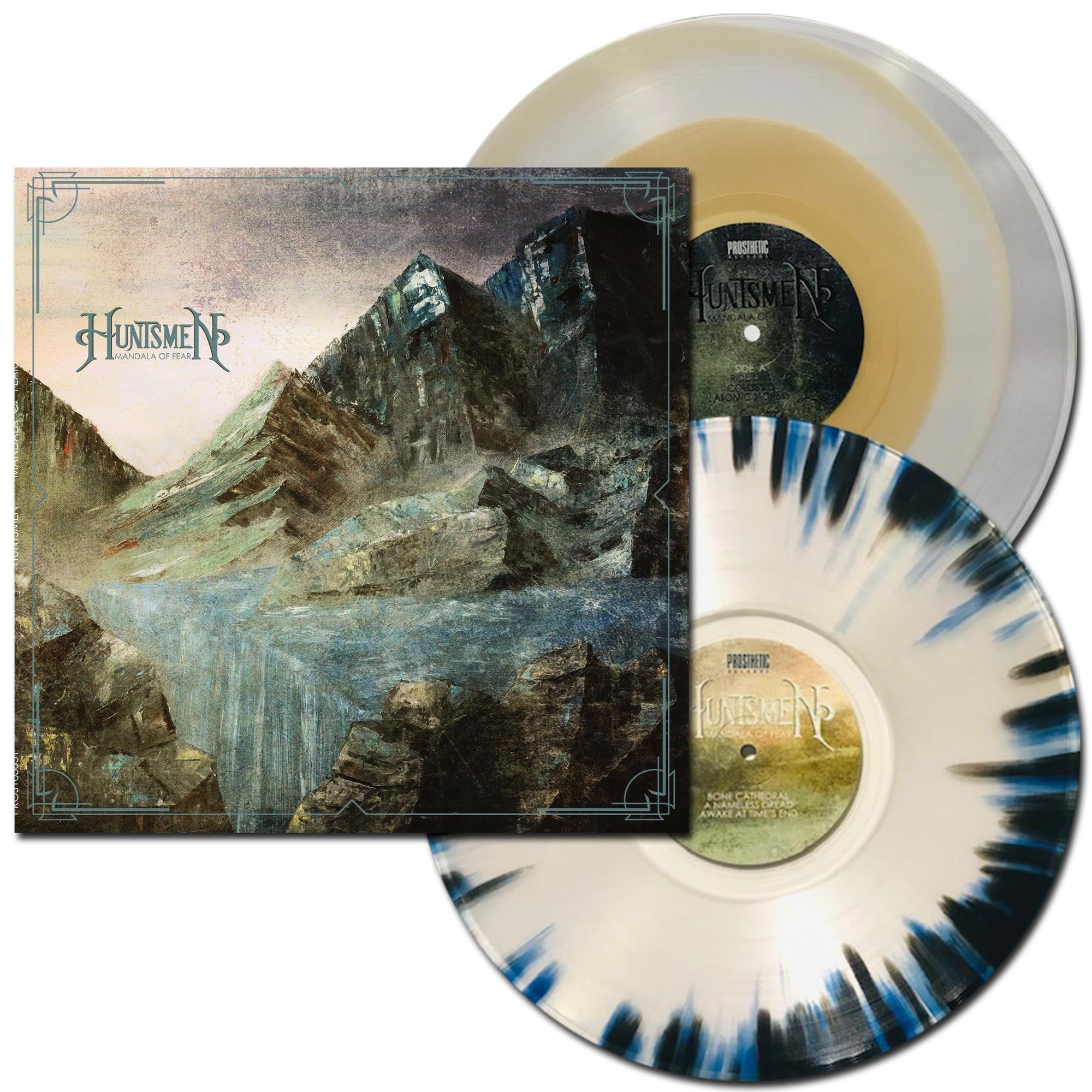 Huntsmen - Mandala of Fear - New 2 LP Record 2020 Prosthetic Clear w/ Sky Splatter & Clear w/Sand Center - Metal