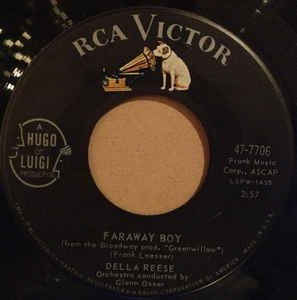 Della Reese- Faraway Boy / Someday (You'll Want Me To Want You)- VG+ 7" Single 45RPM- 1960 RCA Victor USA- Jazz/Pop/Stage&Screen