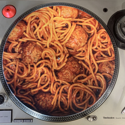 Limited Edition Vinyl Record Spaghetti & Meatball Slipmat