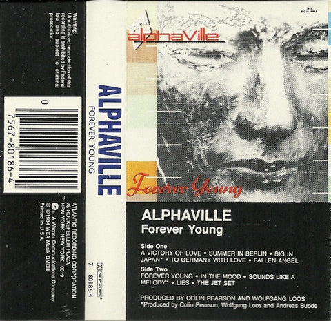 Alphaville ‎– Forever Young - Used Cassette Tape Atlantic 1984 USA - Electronic