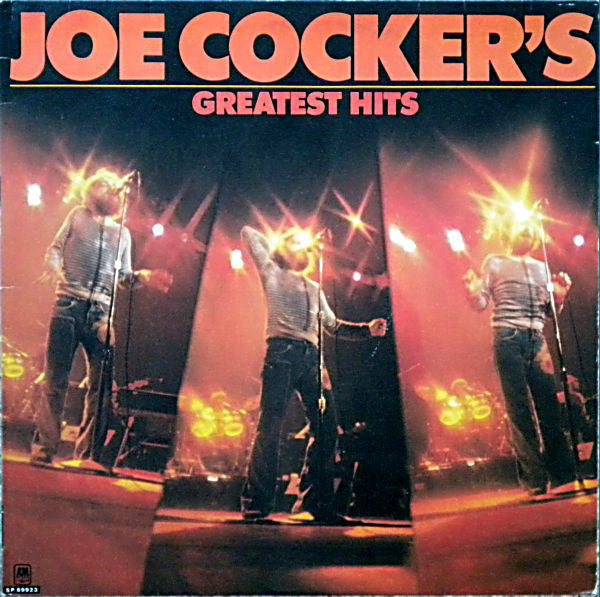 Joe Cocker ‎– Joe Cocker's Greatest Hits - VG+ Lp Record 1976 Stereo USA Vinyl - Rock