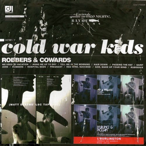 Cold War Kids - Robbers & Cowards - VG+ LP Record 2006 Downtown USA Original 1st Press Vinyl - Indie Rock / Garage Rock - Shuga Records