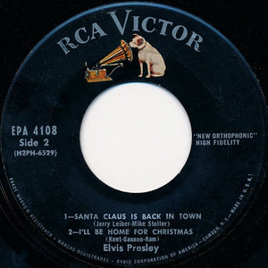 Elvis Presley ‎– Elvis Sings Christmas Songs - VG 45rpm 1957 USA - Rock / Pop / Holiday - Shuga Records