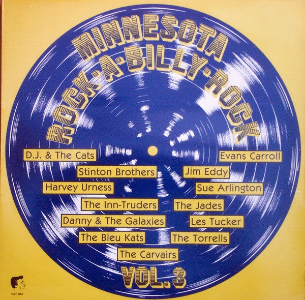 Various ‎– Minnesota Rock-A-Billy-Rock Vol.3 - VG+ Lp Record 1983 White Label Netherlands Import Vinyl - Rockabilly /  Surf