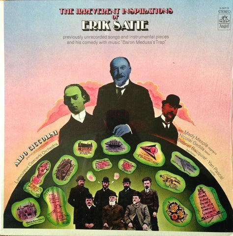 Erik Satie ‎– The Irreverent Inspirations Of Erik Satie - Mint- (with book) Stereo USA - Classical / Modern