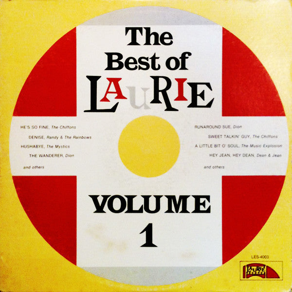 Various - The Best Of Laurie, Volume 1 - VG+ 1976 Stereo USA - Rock