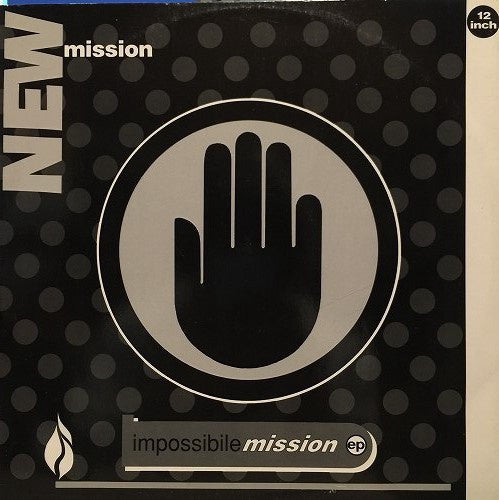 New Mission ‎– Impossible Mission - VG+ 12" Single 1991 Italy - Italo / House - Shuga Records