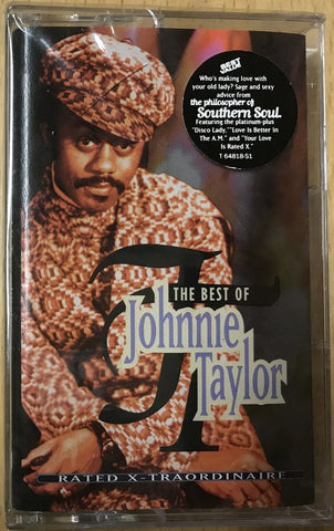 Johnnie Taylor ‎– Rated X-Traordinaire: The Best Of Johnnie Taylor - Used Cassette 1996 Columbia - Disco / Soul