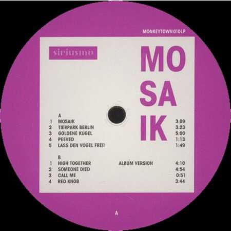 Siriusmo ‎– Mosaik (2011) - New 2 LP Record 2014 Monkeytown Europe Import Vinyl - Electronic / Dubstep / Experimental