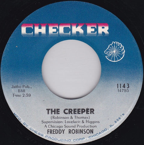 Freddy Robinson - The Creeper / Go-Go Girl - VG- 7" Single 45RPM Checker USA - Funk / Soul