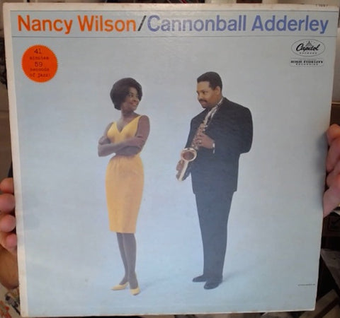 Nancy Wilson / The Cannonball Adderley Quintet ‎– VG LP Record 1961 Capitol USA Original Mono Vinyl - Jazz