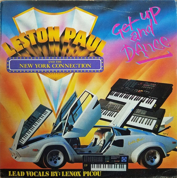 Leston Paul & The New York Connection – Get Up And Dance - VG+ Lp Record 1990 JW Productions USA Vinyl - Reggae / Soca - Shuga Records