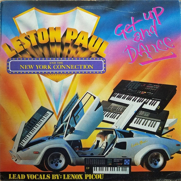 Leston Paul & The New York Connection – Get Up And Dance - VG+ Lp Record 1990 JW Productions USA Vinyl - Reggae / Soca