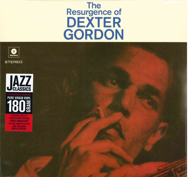 Dexter Gordon ‎– The Resurgence Of Dexter Gordon (1960) - New LP Record 2016 WaxTime Europe Import 180 gram Vinyl - Jazz