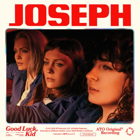 Joseph ‎‎– Good Luck, Kid - New LP Record 2019 ATO USA Clear Vinyl & Download - Indie Rock