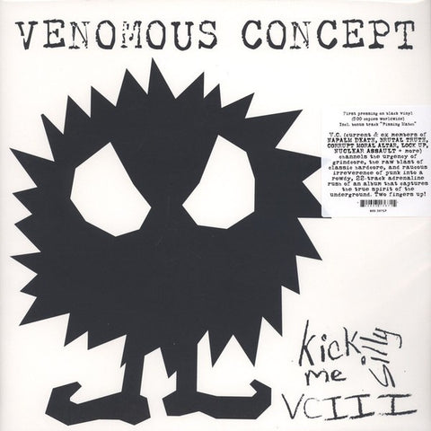 Venomous Concept ‎– Kick Me Silly VCIII - New LP Record 2016 Season Of Mist France Import Import Vinyl - Punk / Hardcore