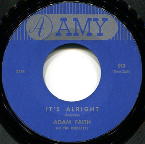 Adam Faith With The Roulettes ‎- It's Alright - VG 7" Single 45 RPM 1964 USA - Rock / Pop