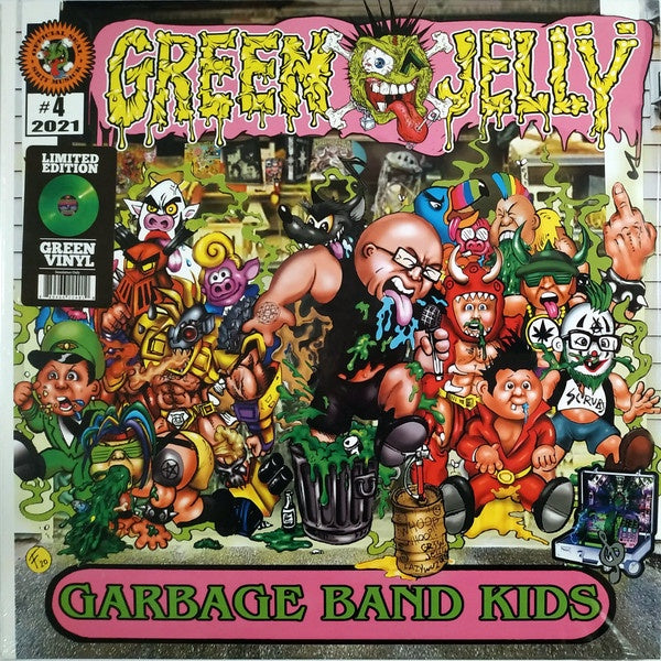 Green Jellÿ - Garbage Band Kids - New LP Record 2021 Cleopatra USA Green Translucent Vinyl - Rock / Punk - Shuga Records