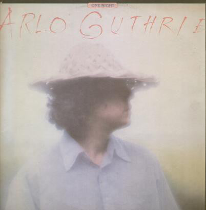 Arlo Guthrie With Shenandoah ‎– One Night - VG+ Lp Record 1978 Promo USA Vinyl - Folk