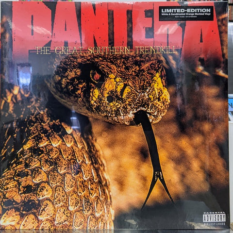 Pantera ‎– The Great Southern Trendkill (1996) - New LP Record 2021 EastWest Europe White And Sandblasted Orange Marbled Vinyl - Heavy Metal / Groove Metal