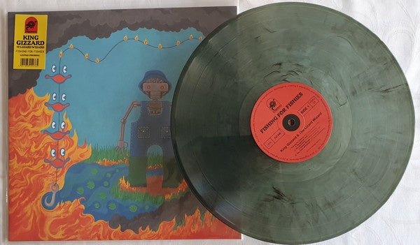 King Gizzard And The Lizard Wizard ‎– Fishing For Fishies (2019) - New LP Record 2020 Flightless UK Import Lilypad Vinyl & Huger Poster - Psychedelic Rock / Boogie - Shuga Records