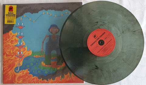 King Gizzard And The Lizard Wizard ‎– Fishing For Fishies (2019) - New LP Record 2020 Flightless UK Import Lilypad Vinyl & Huger Poster - Psychedelic Rock / Boogie