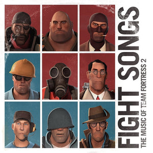Valve Studio Orchestra ‎– Fight Songs: The Music Of Team Fortress 2 - New 2 LP Record 2017 Ipecac Blue Vinyl & Red Vinyl, Orange Poster & Download - Video Game Score / Jazz / Military - Shuga Records