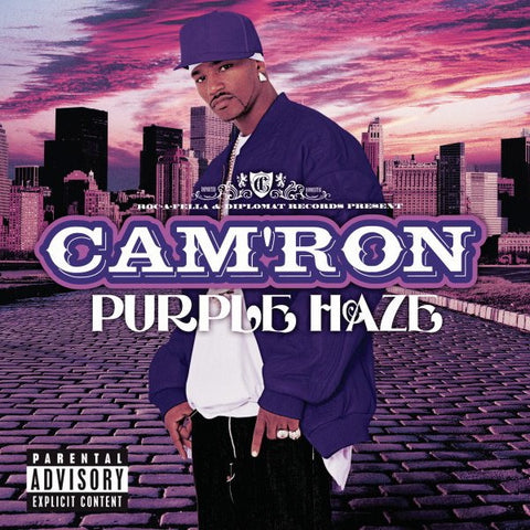 Cam'Ron - Purple Haze (2004) - Mint- 2 LP Record 2022 Get On Down Roc-A-Fella Purple Marbled Vinyl - Hip Hop