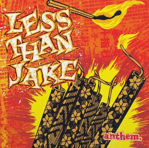 Less Than Jake ‎– Anthem - New LP Record 2020 Smartpunk USA Fire Cracker Red Band Exclusive Vinyl - Punk / Ska