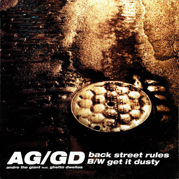AG / GD - Back Street Rules / Get It Dusty VG+ - 12" Single 2002 Fat Beats USA - Hip Hop
