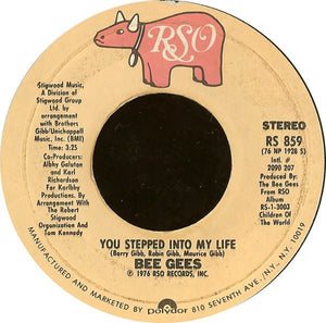 Bee Gees ‎– You Stepped Into My Life / Love So Right - Mint- 45rpm 1976 USA - Funk / Soul / Disco