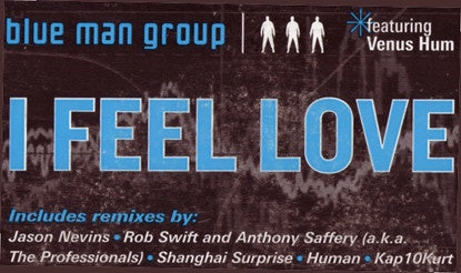 Blue Man Group Featuring Venus Hum ‎– I Feel Love - VG+ 2x 12" Single Record 2003 Lava USA Promo Vinyl - House / Electro