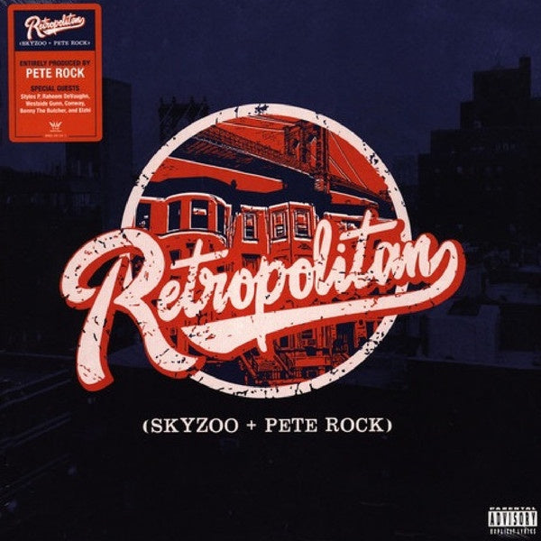Skyzoo & Pete Rock ‎- Retropolitan - New LP Record 2019 Mello Music Group Orange, White, & Blue Tri-Stripe Vinyl - Hip Hop - Shuga Records