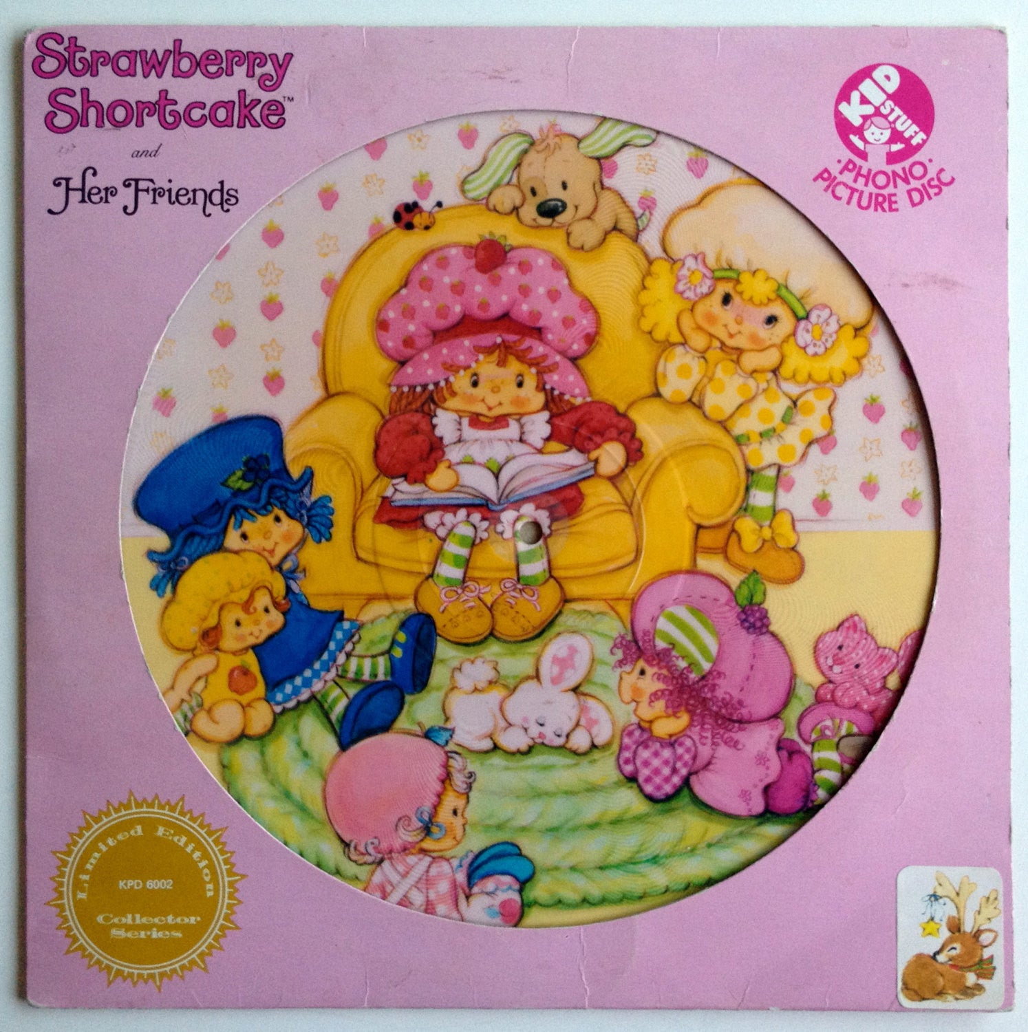 Strawberry Shortcake ‎– Strawberry Shortcake And Her Friends - Mint- Stereo 1981 USA Picture Disc Original Press - Children's / Story