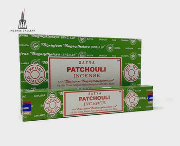 Satya Sai Baba - 60's Patchouli Incense - 15gram Box (~12 Sticks) Hand Rolled in India - Step Your Vibes Up
