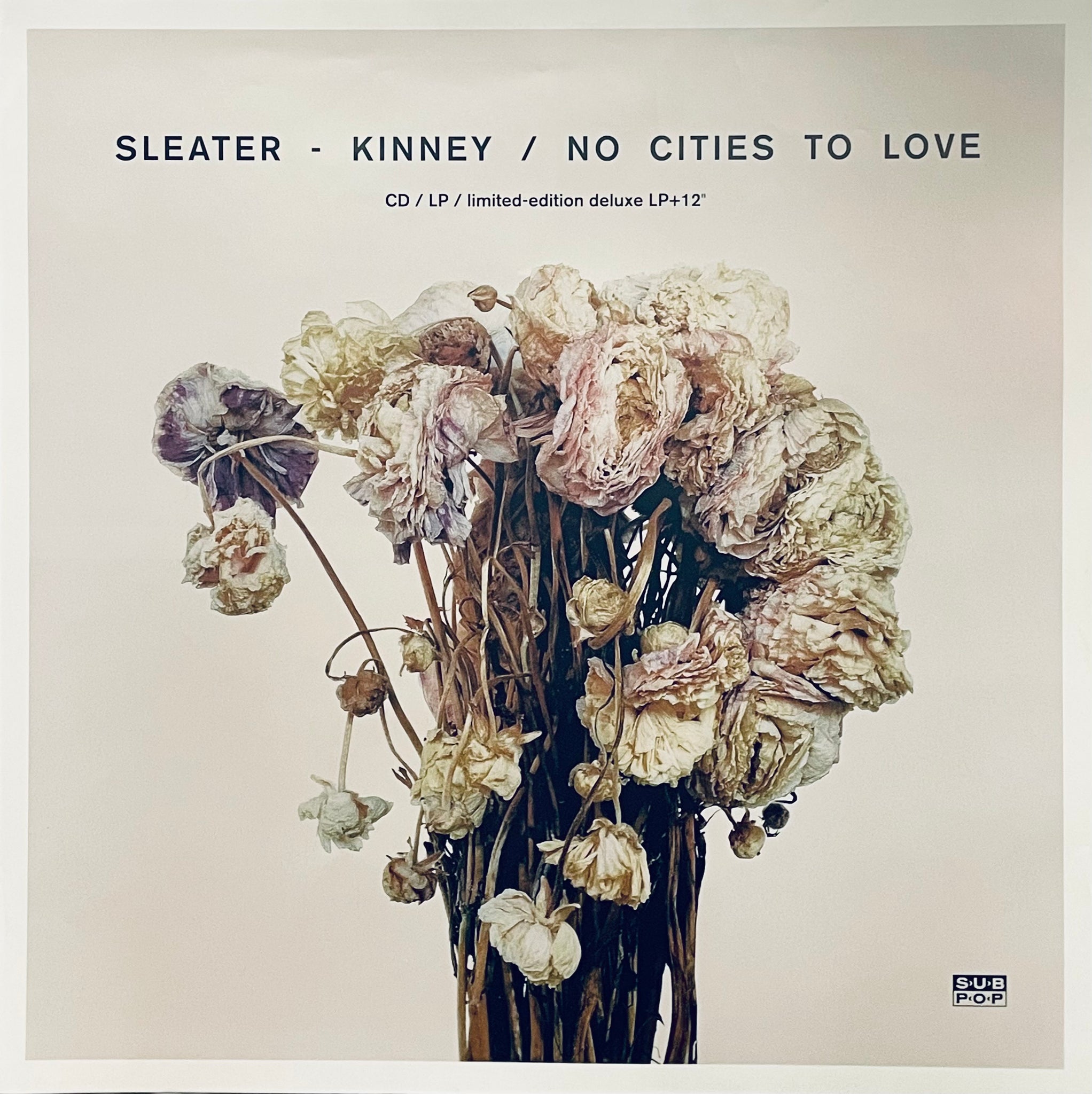 Sleater Kinney - No Cities to Love - 21.5" x 21.5" Promo Poster (Double Sided) p0149 - Shuga Records