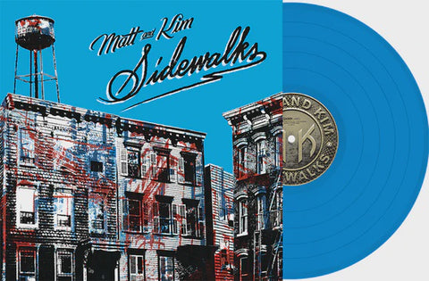 Matt & Kim – Sidewalks - (2010) - New LP Record 2023 Fader Label Blue Vinyl - Indie Pop