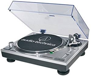 Used Audio-Technica AT-LP120-USB Direct-Drive Silver Turntable Record Player