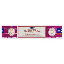 Satya Nag Champa - Mystic Yoga Incense - New 15g Pack (12 Sticks)