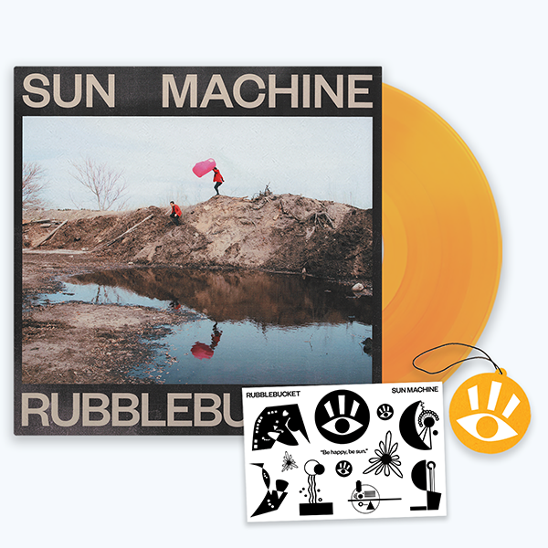 Rubblebucket - Sun Machine - New Vinyl Lp 2018 Grand Jury 'Indie Exclusive' on Lemonade Colored Vinyl with Lemon Scent Air Freshener - Indie Pop
