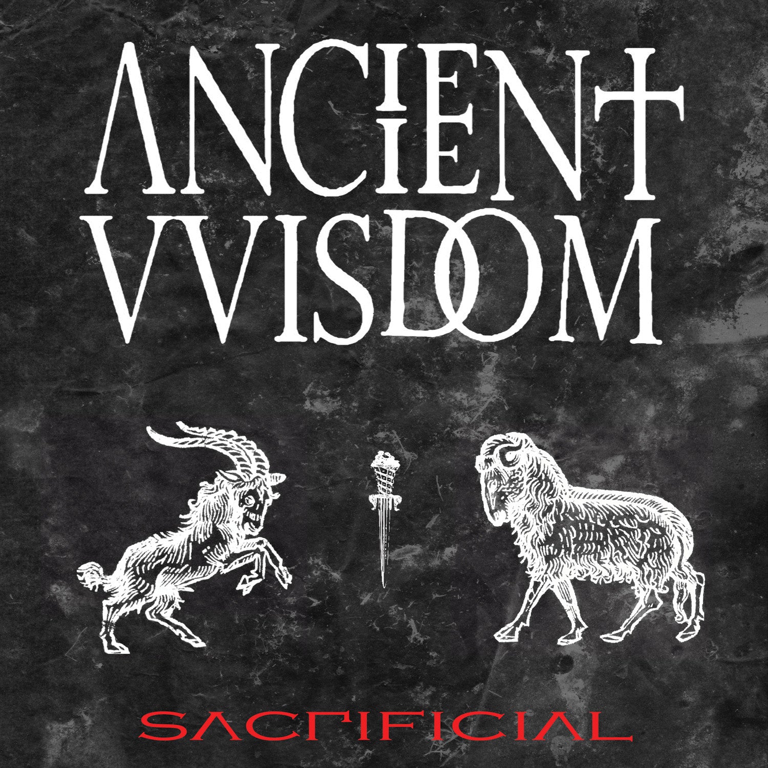 Ancient Wisdom - Sacrificial - New Vinyl Record 2014 Magic Bullet Records Limited Edition Black Vinyl - Occult Rock / Neo-Folk (feat. members of Integrity!) - Shuga Records