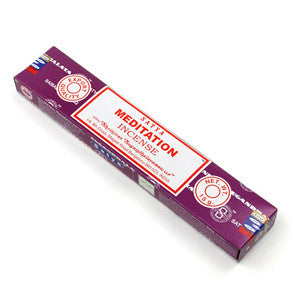 Satya Sai Baba - Meditation Incense - 15gram Box (~12 Sticks) Hand Rolled in India - Step Your Vibes Up!