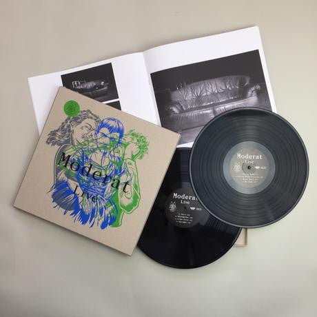 Moderat - Live - New Vinyl Record 2017 Limited Edition 2-LP Pressing in Hand Printed Cardboard Box with 20-Page Photo Book - Electronic / IDM / Minimal - Shuga Records