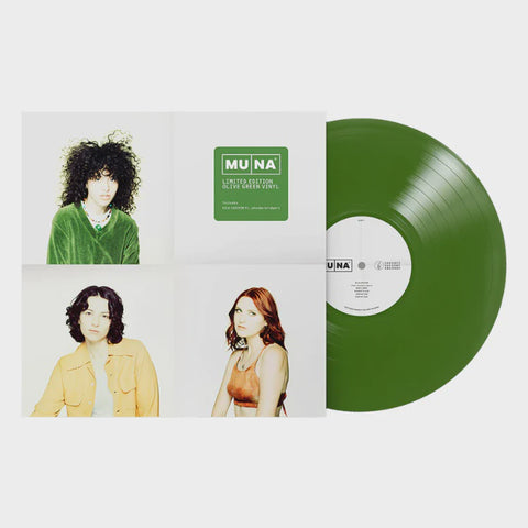 Muna – MUNA - New LP Record 2022 Saddest Factory Indie Exclusive Olive Green Vinyl - Indie Pop / Dance-pop