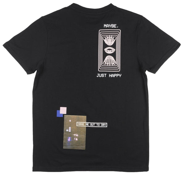 Rise As 1ne - Sad Bois Glow in the Dark Men's Black T-Shirt - Shuga Records