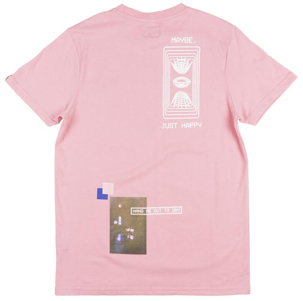 Rise As 1ne - Sad Bois Glow in the Dark Men's Pink T-Shirt - Shuga Records