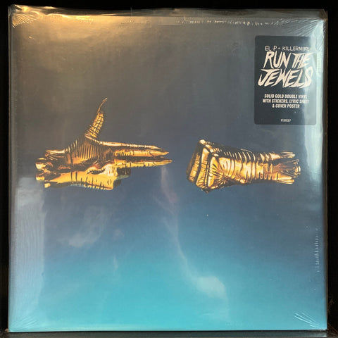 Run The Jewels ‎– Run The Jewels 3 - New 2 LP Record 2017 USA Gold Vinyl, Insert, Poster, Sticker Sheet & Pendant & Gold Chain - Hip Hop / Hardcore Hip-Hop