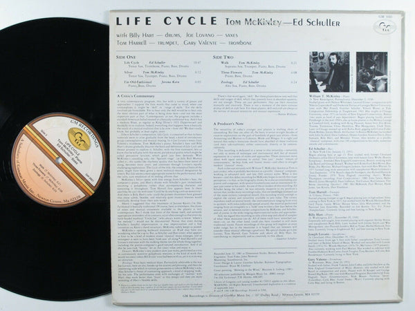 Tom McKinley, Ed Schuller ‎– Life Cycle - VG+ Lp Record 1982 GM USA Vinyl - Jazz - Shuga Records